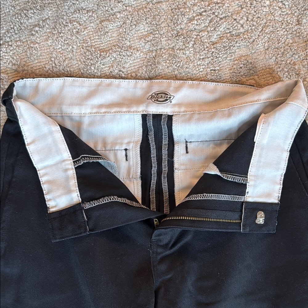 Dickies Black Zip-Fly Trousers